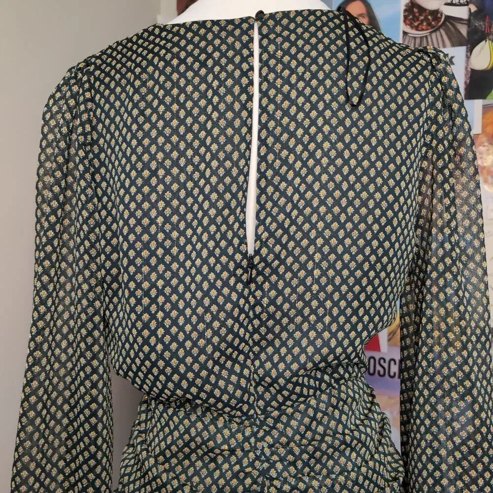 Spring Cottage Bodycon Dress - Picture 4 of 6